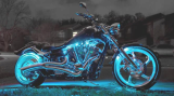 Motorcycle LED Night Rider Strip Kit RGB  _With Remote